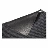 Genuine Joe 70467 Scraper Outdoor Mat, Rubber, Traps Dirt/Grime, 4' x 6', Black