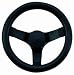 Performance Series Steel Steering Wheel 10.25 in. Diameter 2.5 in. Dish Black Cushion Grip Image