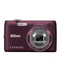 Nikon COOLPIX S4100 14 MP Digital Camera with 5x NIKKOR Wide-Angle Optical Zoom Lens and 3-Inch Touch-Panel LCD (Plum)