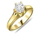 0.20ct Diamond Solitaire Gold Ring SDR1201
