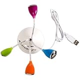 Acedepot Brand Flower USB 4 port hub