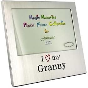 I Love My Granny Aluminium Photo Frame