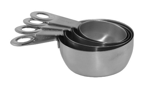 Best Price Oneida 4-Piece Measuring Cup Set, Stainless Steel
