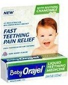 Baby Orajel Teething Pain Relief Medicine Liquid With Berry Flavor - 0.45 oz