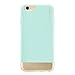 CaseCrown Lux Glider Case, Perfect Fit & Soft Interior, for iPhone 6 (Mint/Gold)