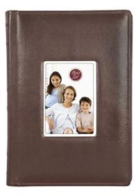Large Classic Leather Photo Album Holds 300 Photos