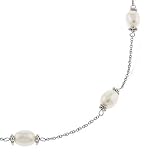 Freshwater pearls sterling silver necklace Jewelry glitz