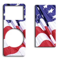Kmkplus iSlicker Protection for iPod Nano ( American Flag ) by KMKPLUS