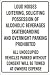 Traffic - Loud Noises Loitering Soliciting Possession Of Alcoholic Beverages Skateboa...