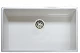 FHK710-33LN Fireclay Single Bowl Apron Front Sink in Linen