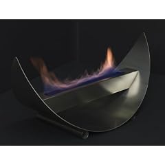 Design Tischkamin / Gel-Kamin Zimmer- und Garten-Tisch-Feuer / Garten-Fackel Gelkamin aus Edelstahl f�r alle Bio-Ethanol Arten geeignet