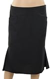 STRETCH WOOL BROADCLOTH GODET SKIRT
