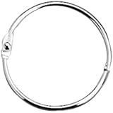 Stock Show Loose Leaf Binder DIY Photo Album Rings/Book Calendar Circle, 0.5Inch Diameter , 100 Count