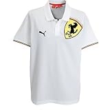 PUMA - Puma Ferrari White Graphic Logo Polo