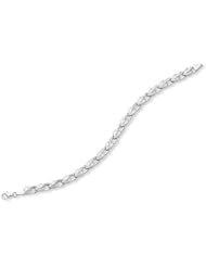 Fancy Hearts 14K Gold Bracelet ( 7.25 Inch )