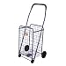 BLUE WITH MATCHING LINER-FOLDABLE SHOPPING CART - SMALL SIZE