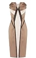 Signature Satin Strapless Dress