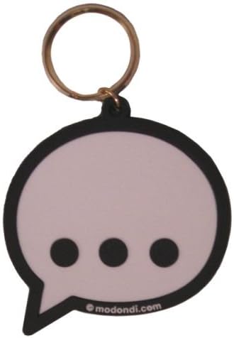 Modondi Dot Dot Dot Rubber Keychain D0801