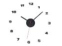 Present Time Karlsson Do It yourself Clock Black numbers