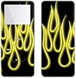Yellow Neon Flames Design Apple iPod Nano 1G (1st Gen) 1GB/ 2GB/ 4GB Protector Skin Decal Sticker