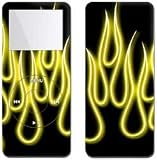 Yellow Neon Flames Design Apple iPod Nano 1G (1st Gen) 1GB/ 2GB/ 4GB Protector Skin Decal Sticker