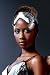  : Di Murini Ivory and Silk Lace Eyemask