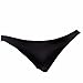 FEESHOW Men's Smooth Stretch Bikini Swimwear Underwear Swim Briefs (Black, XL)