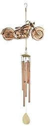 42" Handcrafted Polished Copper "Bad to the Bone" Motorcycle Wind Chime
