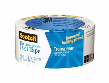 Scotch Transparent High Performance Duct Tape (2120-a-n)