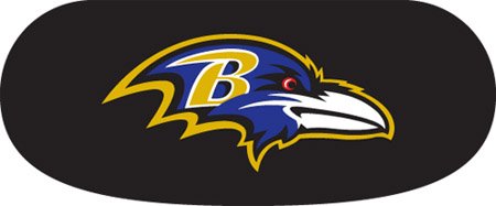 Baltimore Ravens Eye Black Strips (6 Vinyl Stickers)