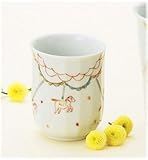 川合孝知 メリーゴーランド 湯呑（大） 【湯呑 九谷焼】