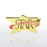 Lapel Pin - Star Team Member - Multi Color