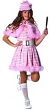Detective Girl (Pink) Child Halloween Costume Size 12-14 Large (DF5)