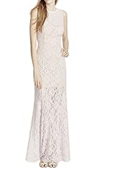 Charmeuse Sheath Backless Lace Scoop Neck Evening Dress/Bridesmaid Dress 