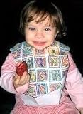 12-Pack Disposable Crumb-Catcher Bibs