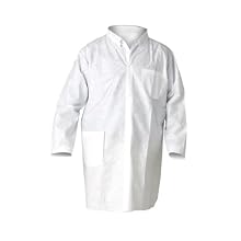 Kleenguard A20 Breathable Particle Protection Lab Coats, X-Large, White (25 per Case)