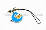 Rio the Movie Angry Birds Toy Phone Charm Strap with Mini Snap Hook – Blue Bird