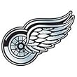 Detroit Red Wings Silver Auto Emblem - Hockey Sports Merchandise