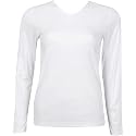 Cuddl Duds Ladies ''Microwear'' Microfiber V-Neck Long Sleeve Top