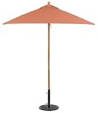Square 6 � Market Umbrella - Dupione Papaya - B000WAH6A0