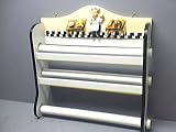 ITALIAN CHEF 3 Roll Rack - Paper Towel Foil Saran Wrap