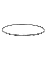 CleverEves 18Kt White Gold Slip-On 1.5mm Bangle