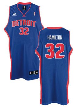 adidas Detroit Pistons Richard Hamilton Kids (sizes 4-7) Replica Road Jersey