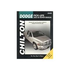 Dodge Pick-Ups 2002-08: Covers U.S. and Canadian Models of Dodge Full-Size Pick-Ups (Chilton's Total Car Care Repair Manuals)