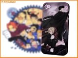 C241-0015 高級感 人気 Apple iPhone 4 & 4S アイフォン 4 ハードケース 鋼の錬金術師 保護ケース +(無料iPhone保護フィルムが付属しております) 鋼の錬金術師