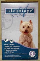 Advantage - Teal for Dogs 11-20 lbs 4pk