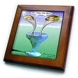 Robert Redford Barbara Streisand The Way We Stir Spooning - 8x8 Framed Tile