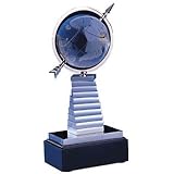 Bluestone Design Desktop Globes Crystal Globe on Books