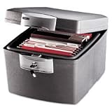 Sentry F3300 Fire-Safe Waterproof File, Letter/Lgl, Steel, 18-1/2 by 21-1/4 by 15-1/8, Charcoal