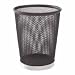 Rolodex Jumbo Metal Mesh Pencil Cup, 4.375 Inches Diameter, 5.5 Inches Height, Black/Silver (82406)